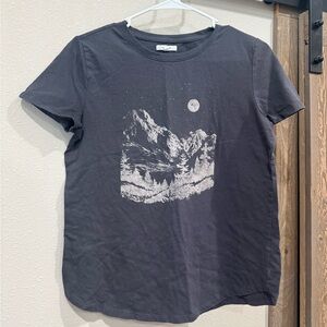 Maurices Charcoal Tee with Graphic Design